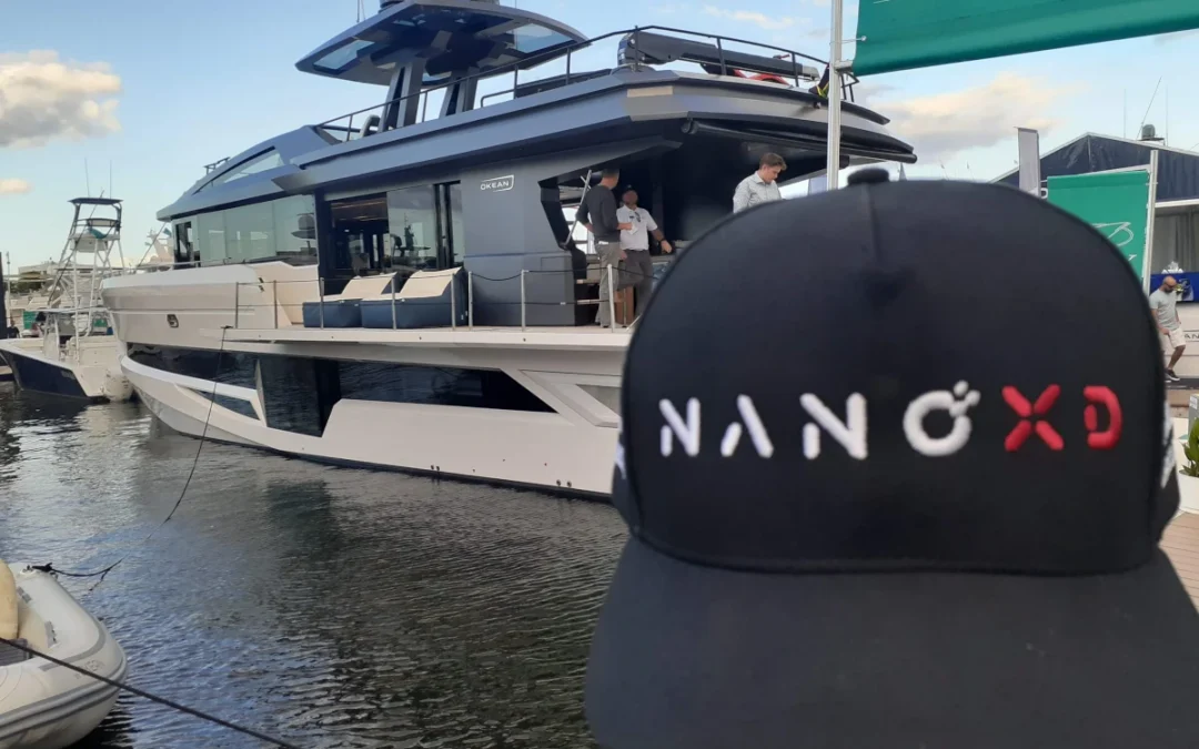 A Equipe NanoXD US no evento Miami Boat Show